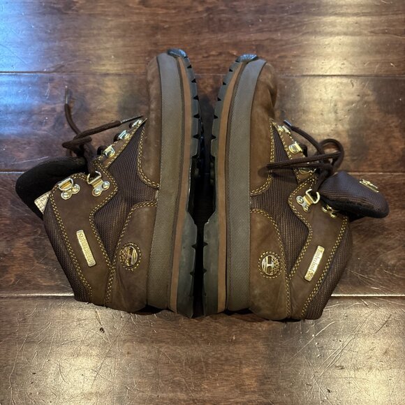 Timberland 6 inch Premium P & G Junior Boot #90934 Size 5 Brown Suede - Picture 8 of 9